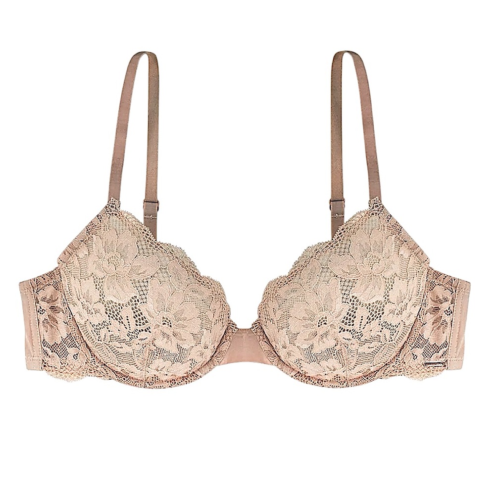 Dorina 32B Rosa Demi Beige Underwire Lace Bra! NEW!